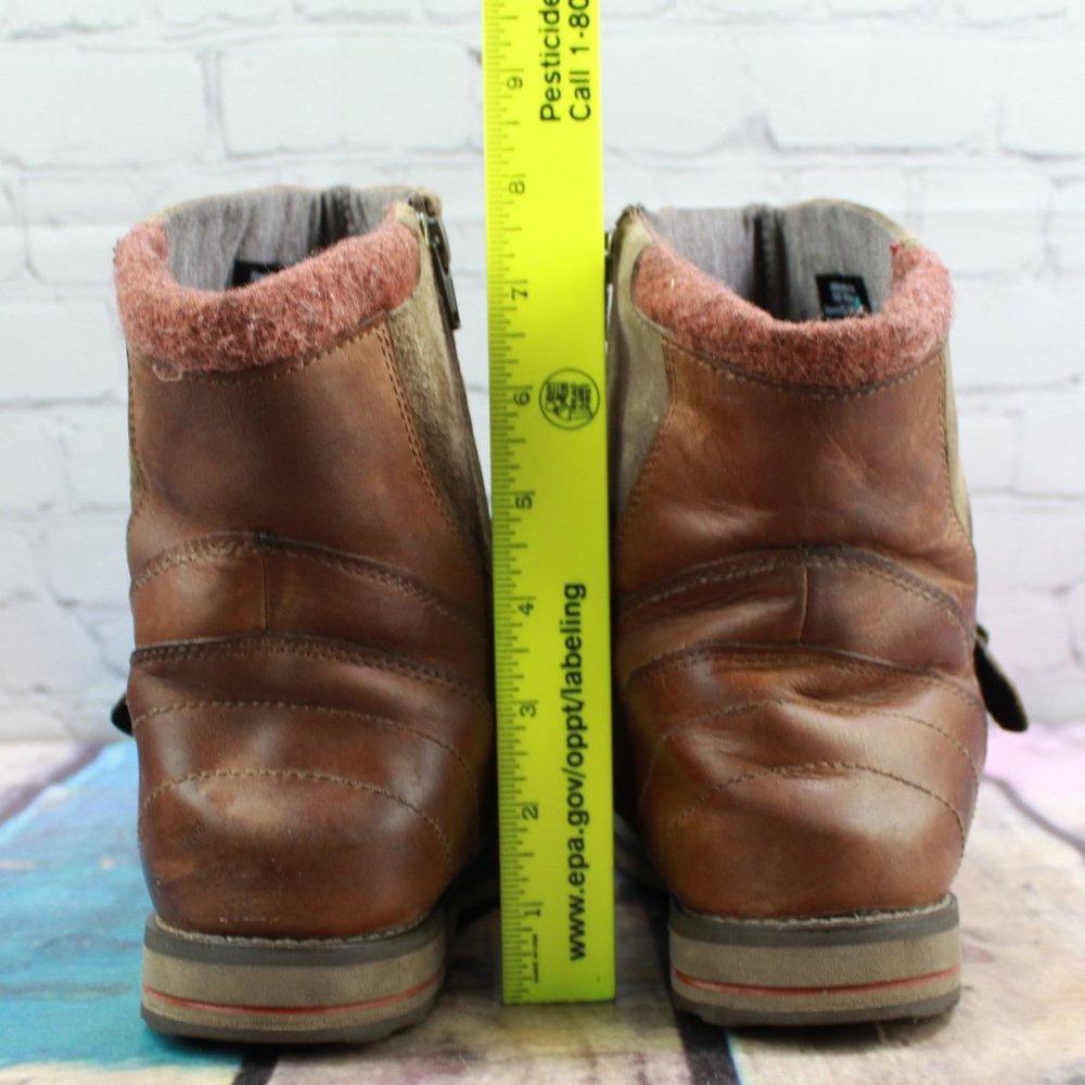 LL BEAN Park Ridge Zip Casual Boots Size 10 Wide - Picture 6 of 9